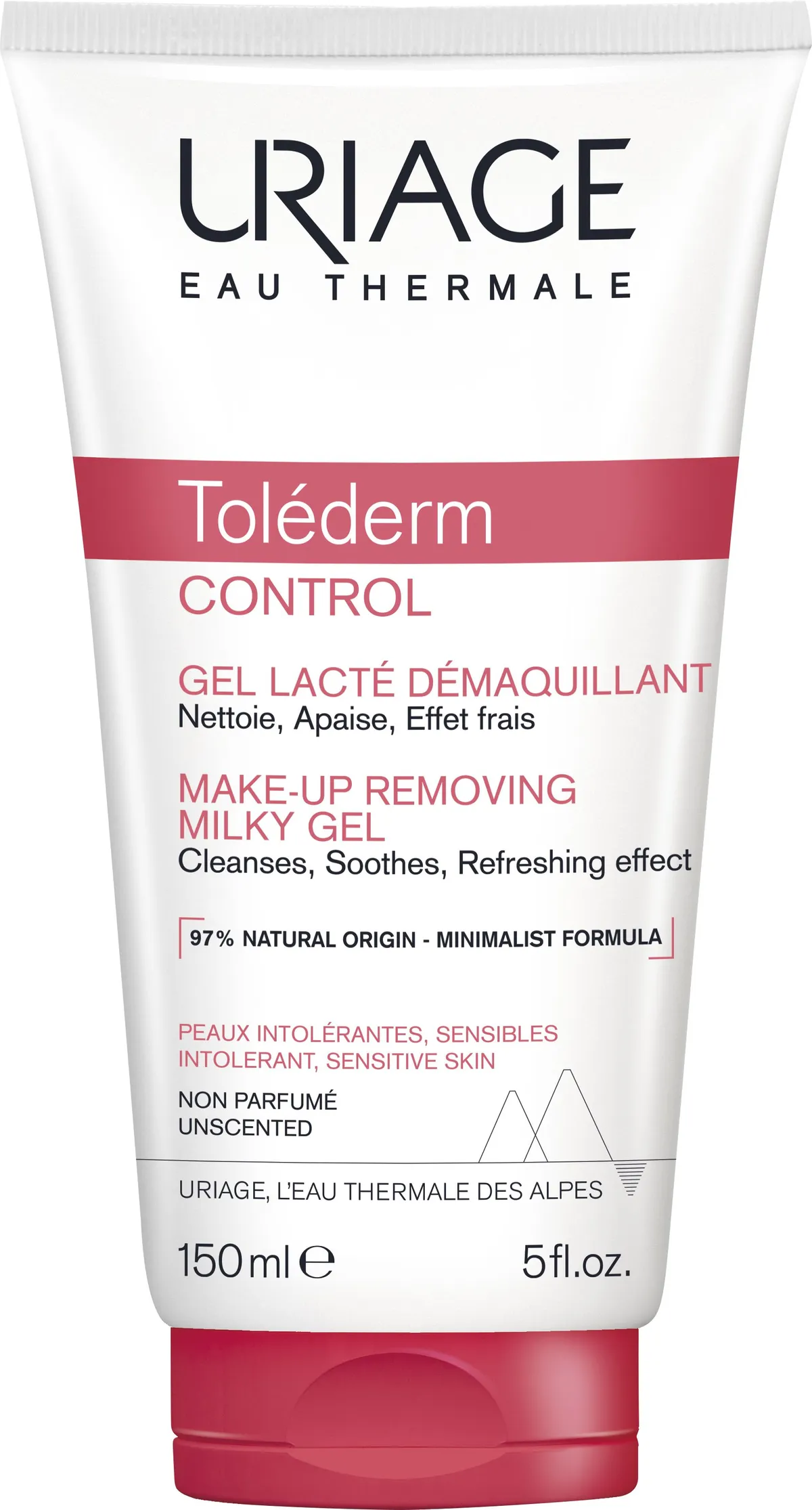 Uriage Toléderm Control Ontschminkingsgel 150 ml