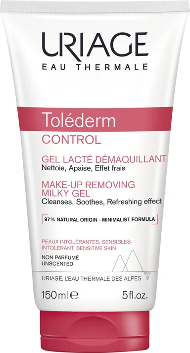Uriage Toléderm Control Ontschminkingsgel 150 ml