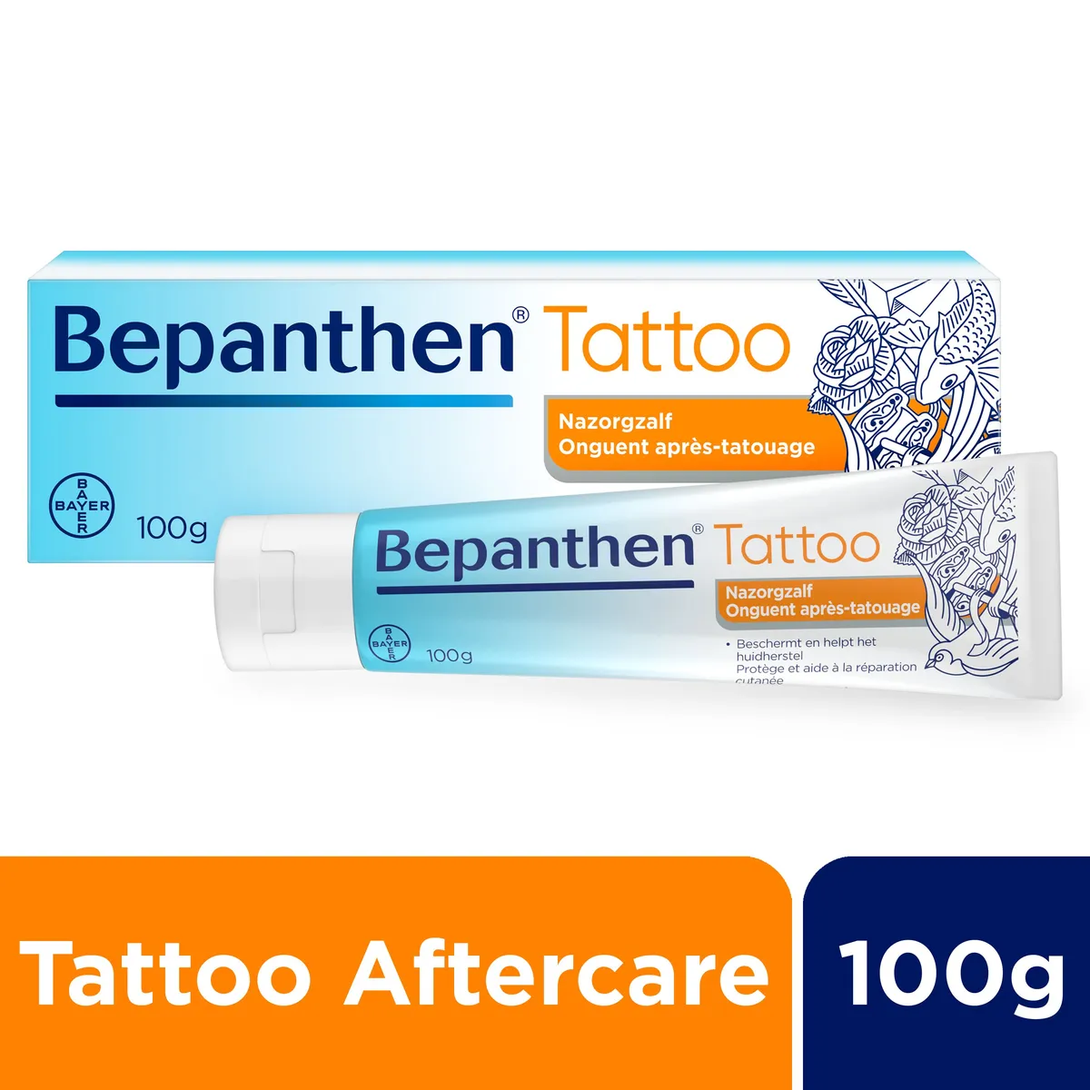Bepanthen Tattoo Zalf Na Tatoeage 100 g
