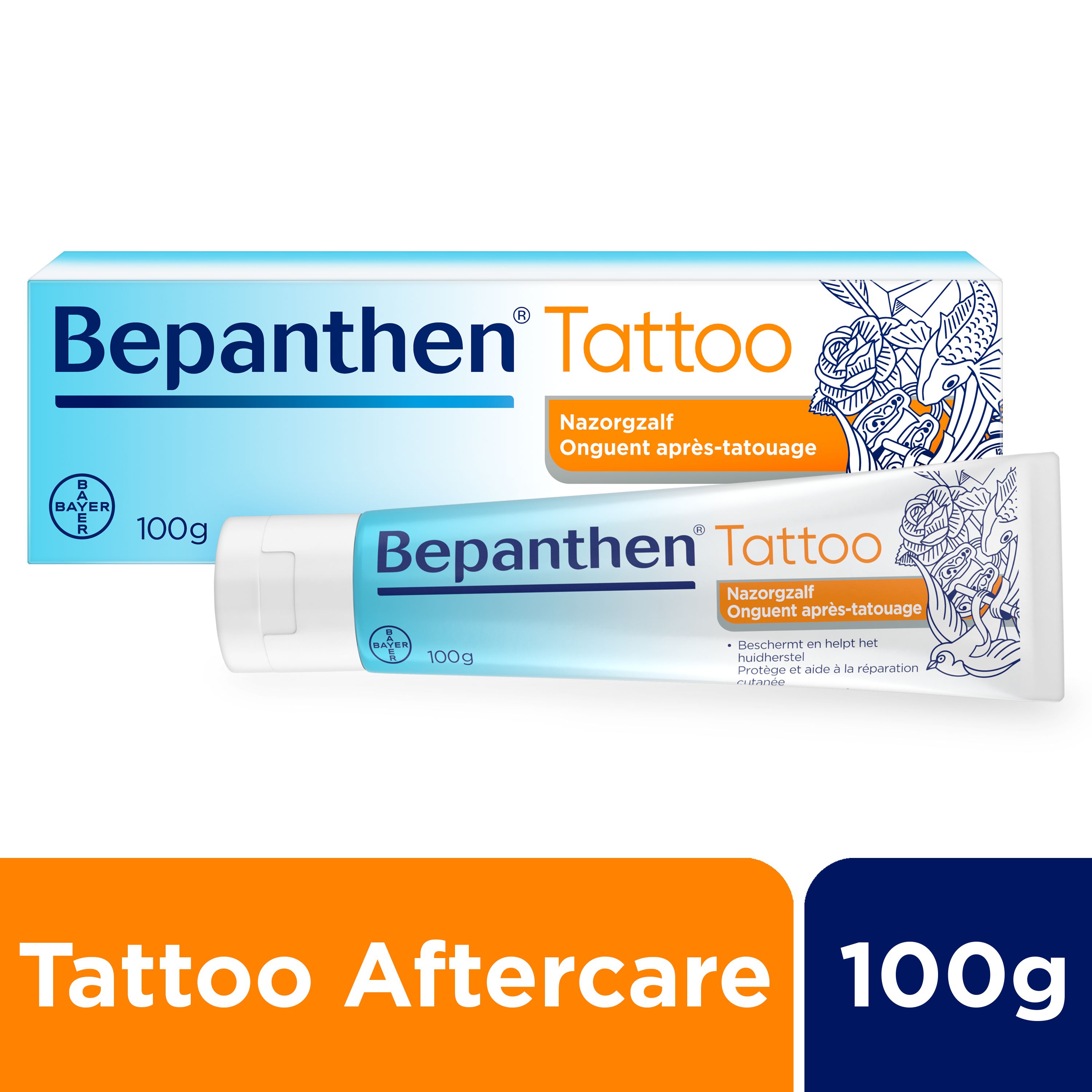Bepanthen Tattoo Zalf Na Tatoeage 100 g - Bepanthen