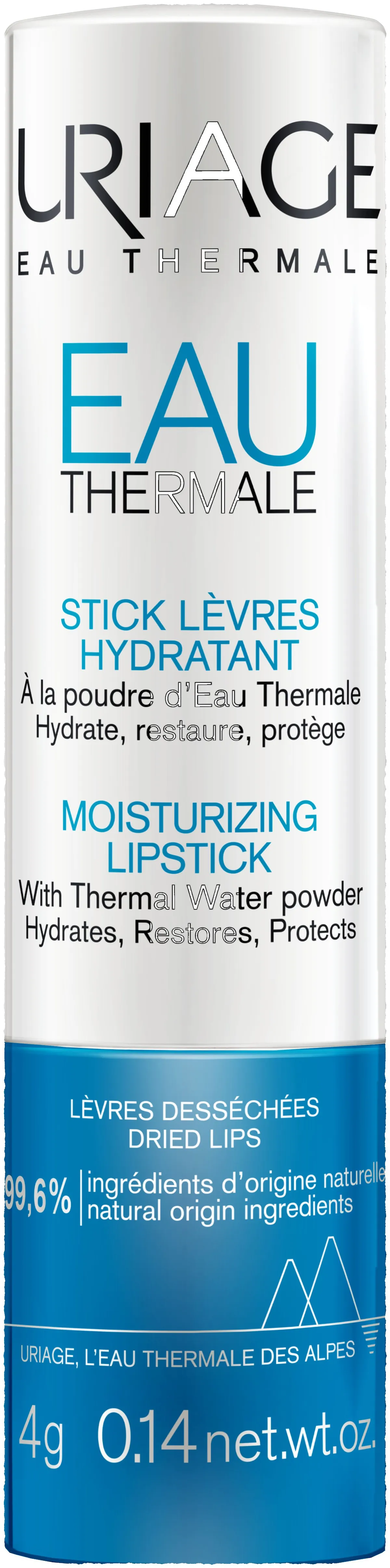 Uriage Eau Thermale Stick Lèvres Hydratant Poudre d'Etu 4g