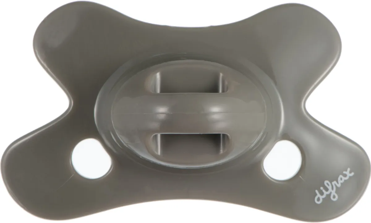 Difrax Sucette Dental 0-6 mois Pure Clay