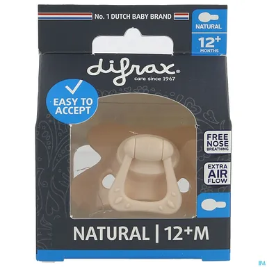 Difrax Sucette Natural 12+ Pure Blossom