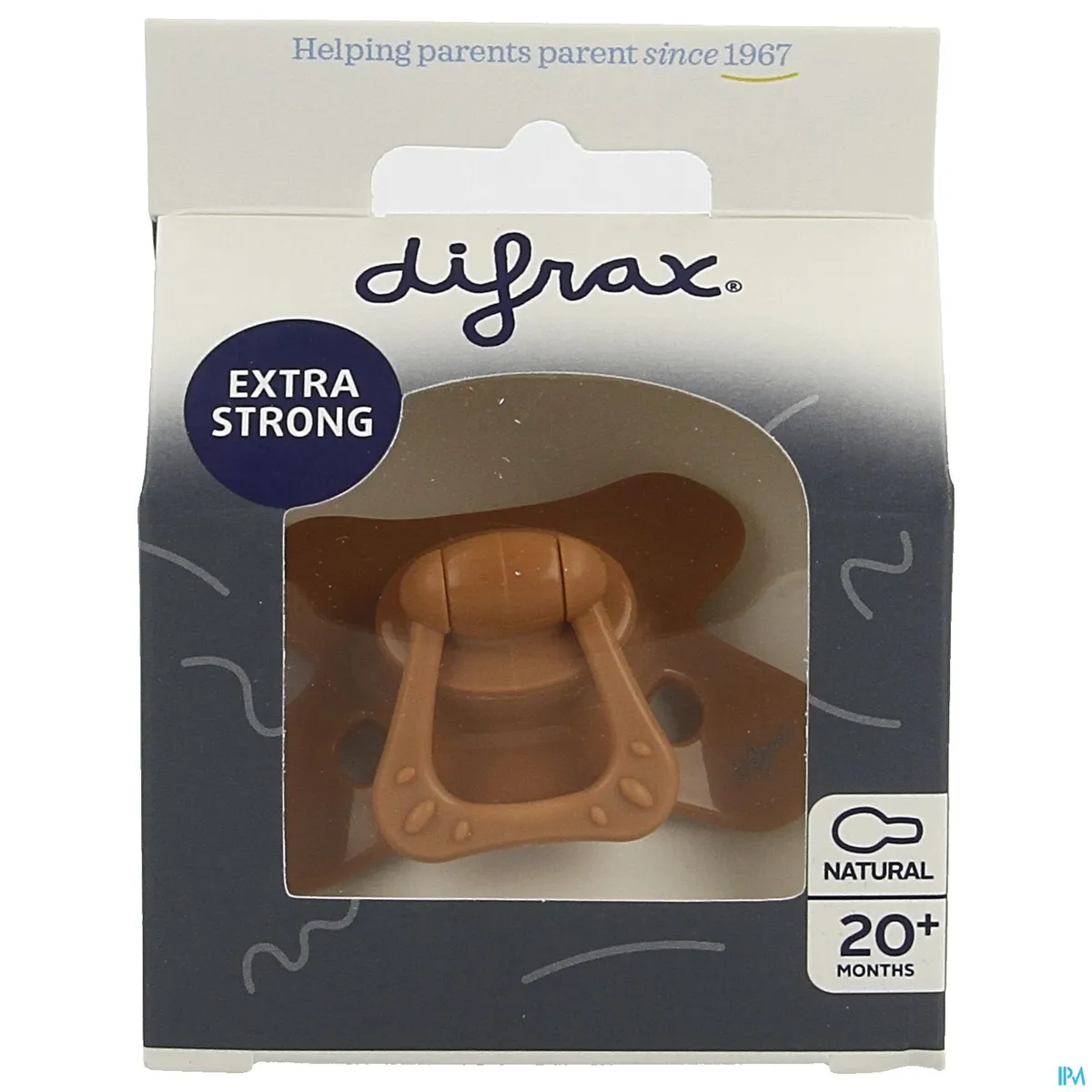 Diffrax Sucette Natural 20+ Pure Brick