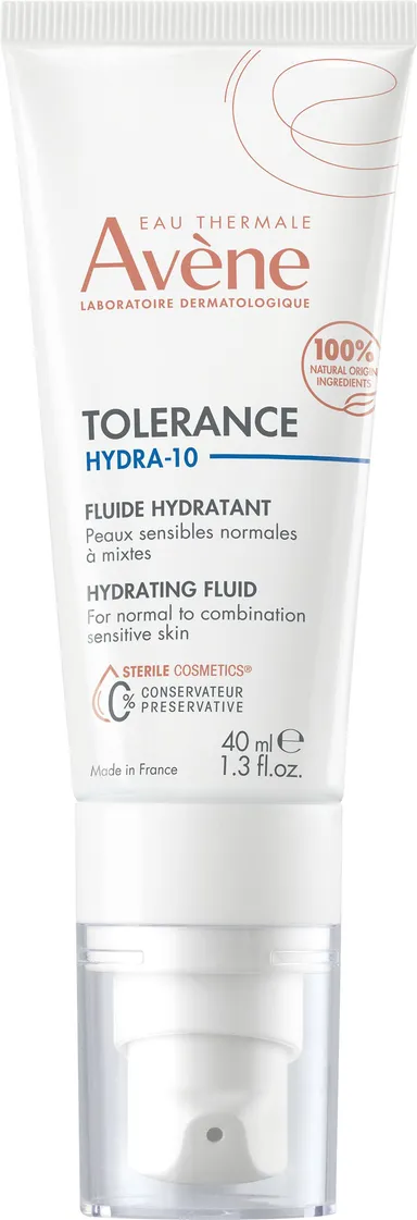 Avène Tolérance Hydra 10 Hydrataterende Fluide 40Ml