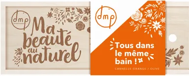 Du Monde à La Provence Pennendoos Luieren met het gezin Kaneel-Sinaasappel/Olijf