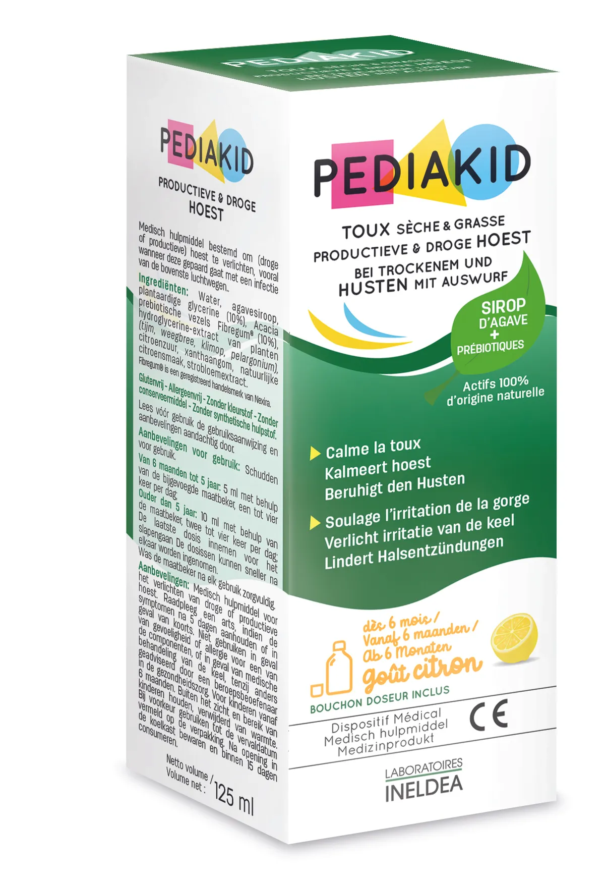Pediakid Droge en Slijmhoest 125 ml