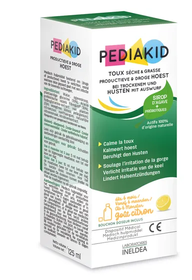 Pediakid Droge en Slijmhoest 125 ml