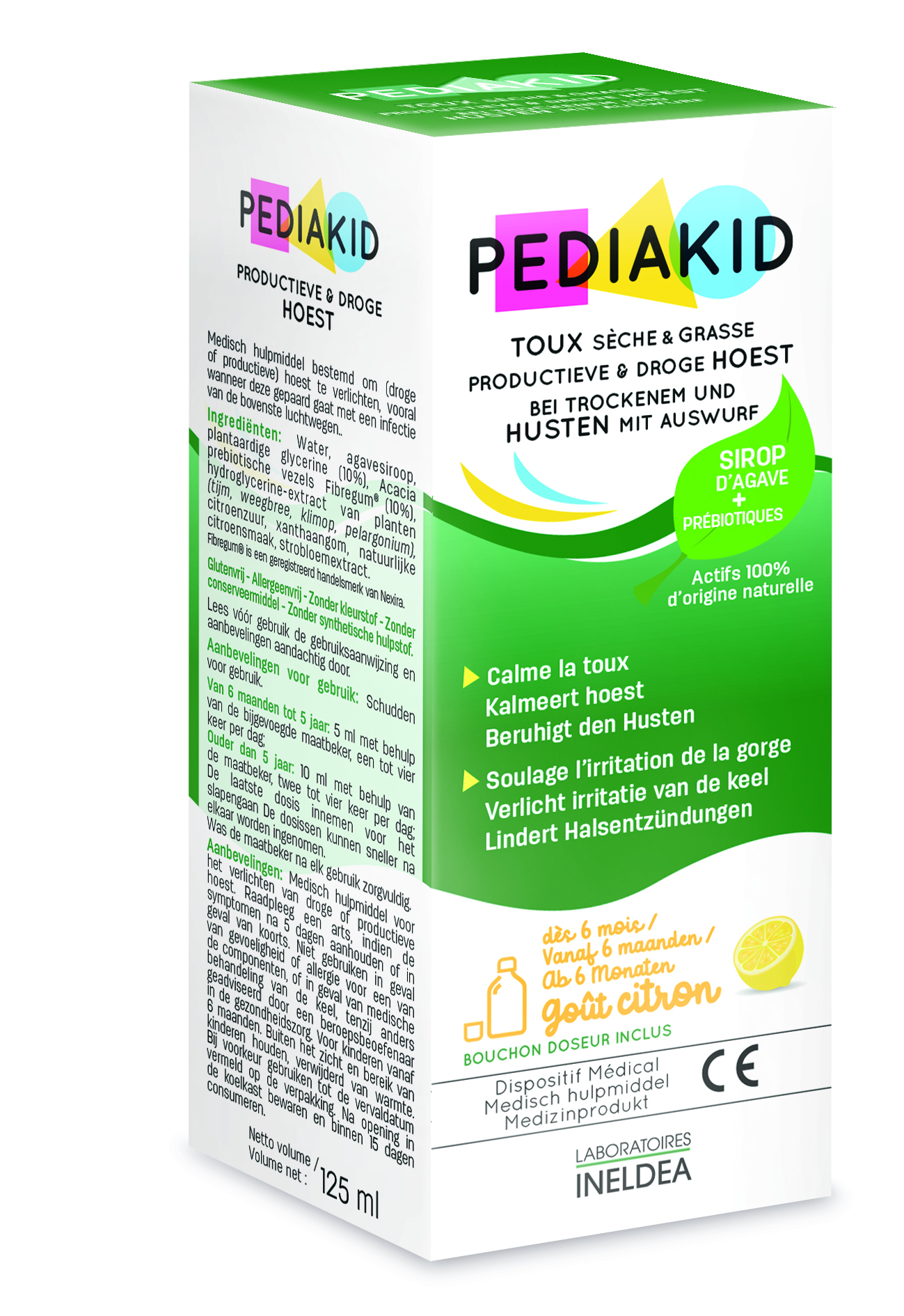 Pediakid Droge en Slijmhoest 125 ml - Pediakid