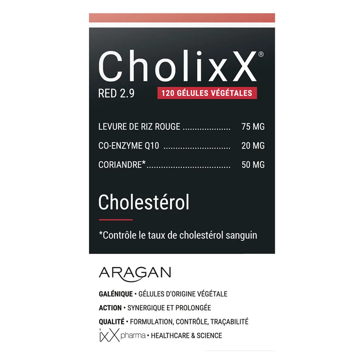 CholixX RED 2.9 120 Capsules