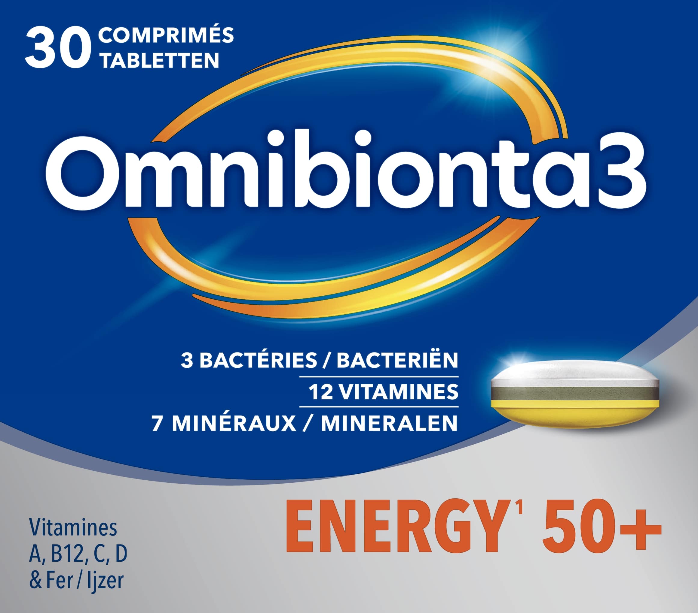 Omnibionta 3 Energy 50+ 30 Tabletten - Omnibionta