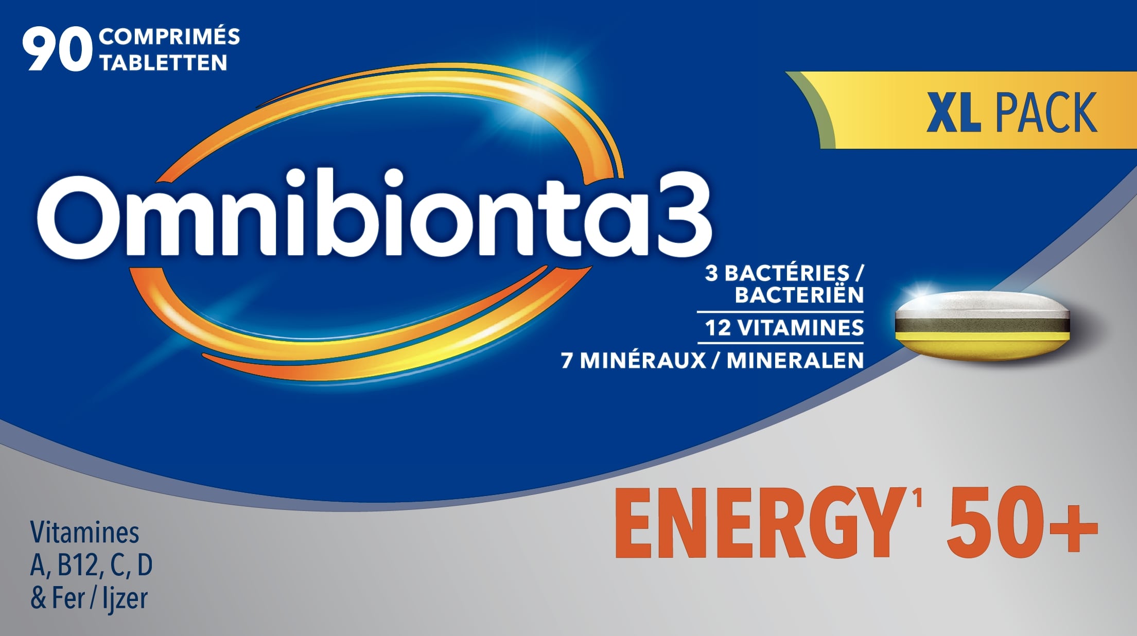 Omnibionta-3 Energy 50+ 90 Tabletten