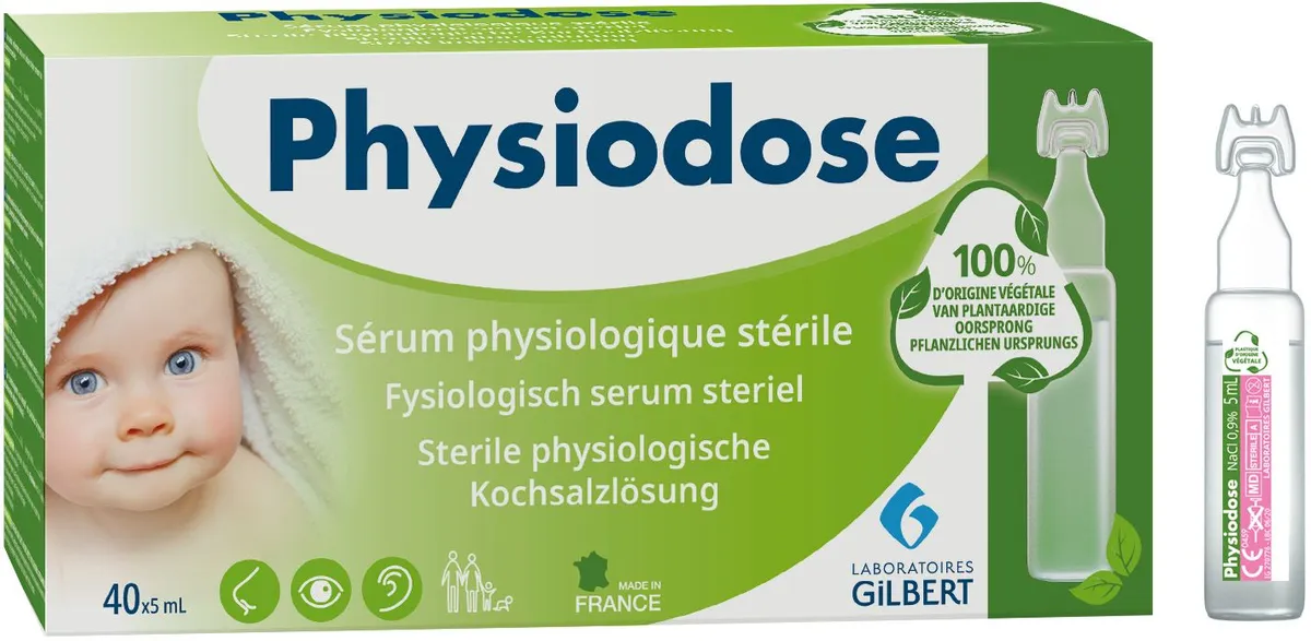 Physiodose Sérum Physiologique Végétal 40x5ml