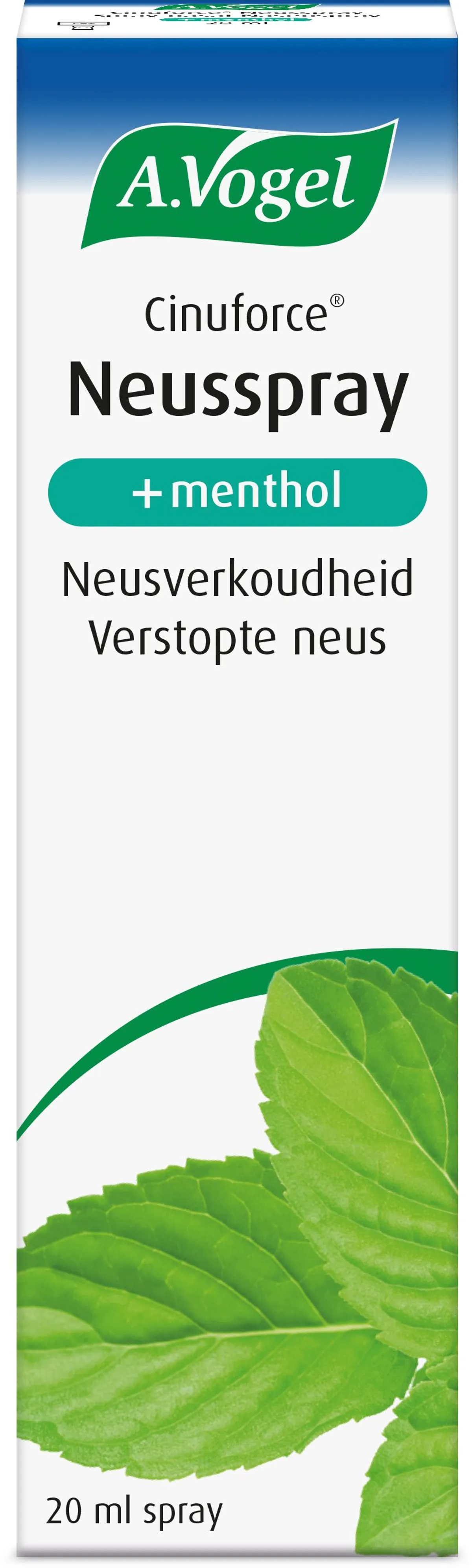 A.Vogel Cinuforce neusspray Menthol 20ml