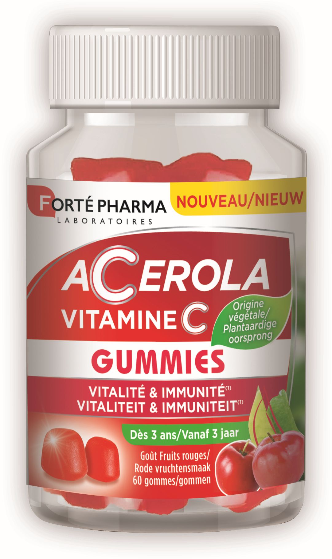 Forté Pharma Acerola Gummies Vitamine C 60 Gommen