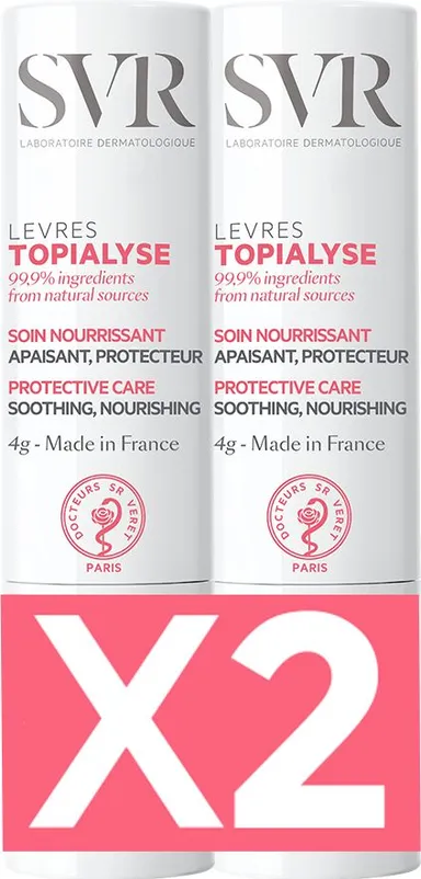 SVR Topialyse Soin Lèvres 2x4g
