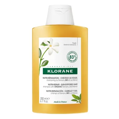 Klorane Bio Tamanu En Monoi Nutri-Herstellende Shampoo Aftersun 200Ml
