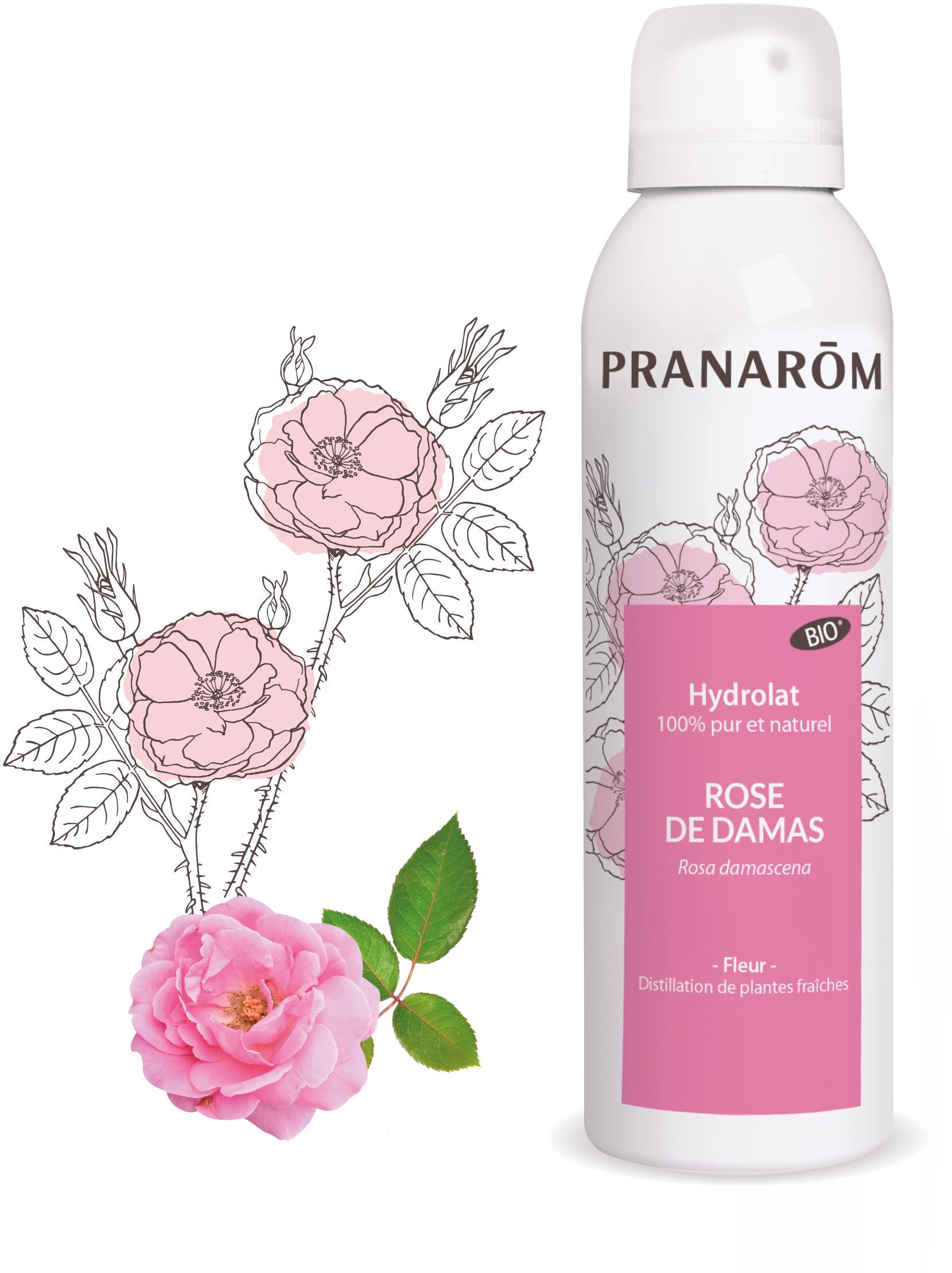 Pranarom Damastrooshydrolaat Bio 150 ml - Pranarôm