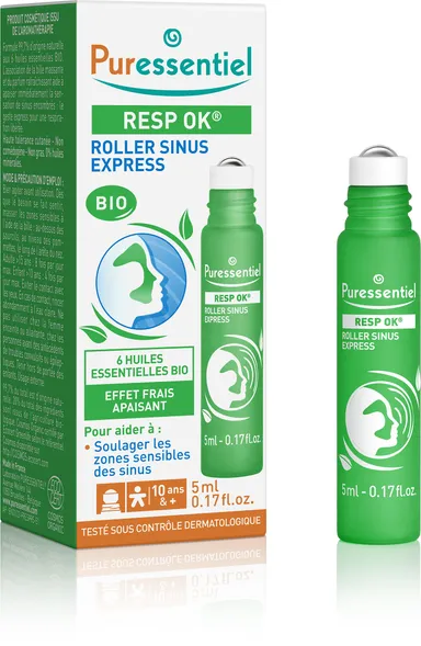 Puressentiel Resp Ok Roller Sinus Express 5ml