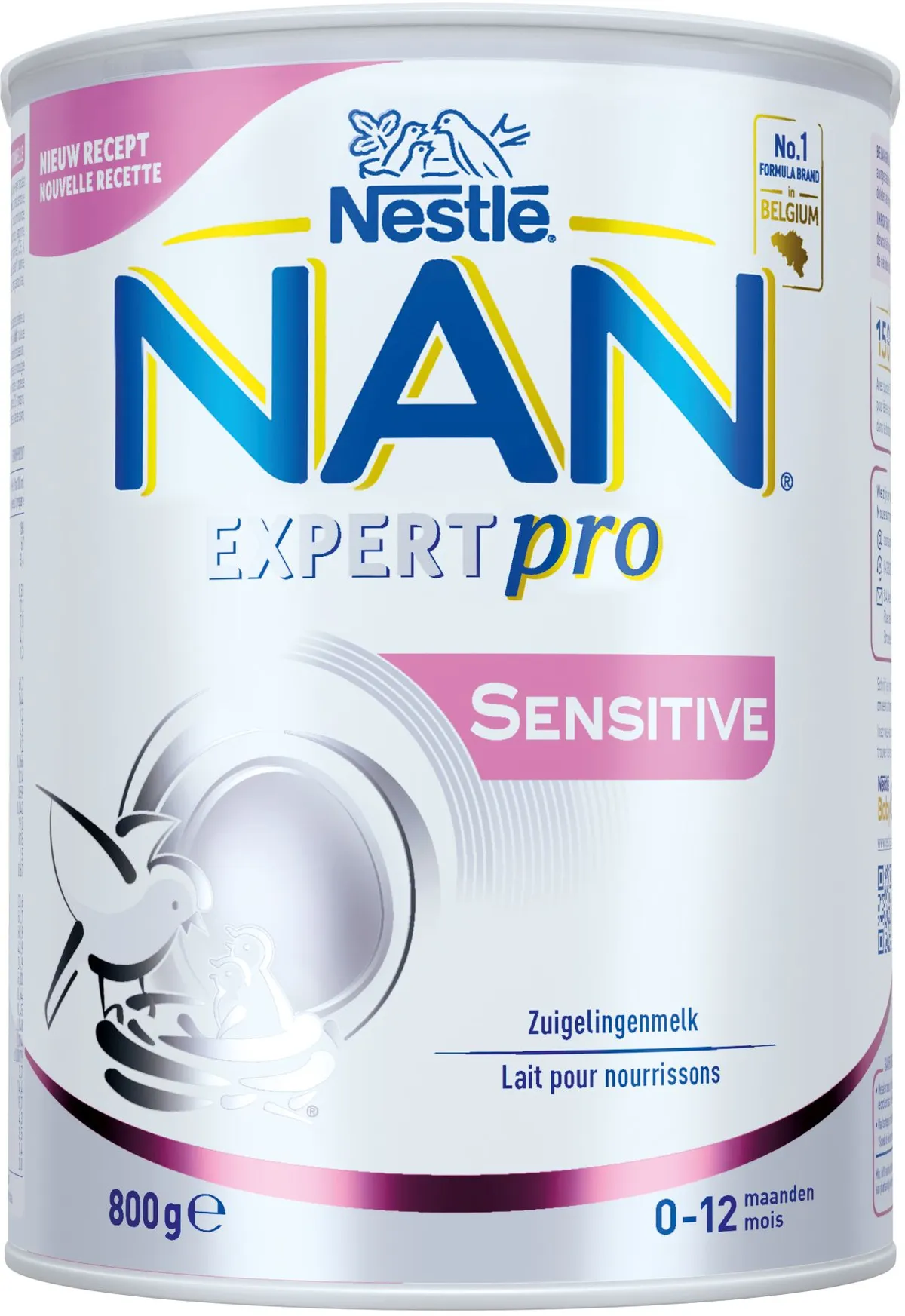 Nan Expert Pro Sensitive Zuigelingenmelk 0-12 maanden 800 g