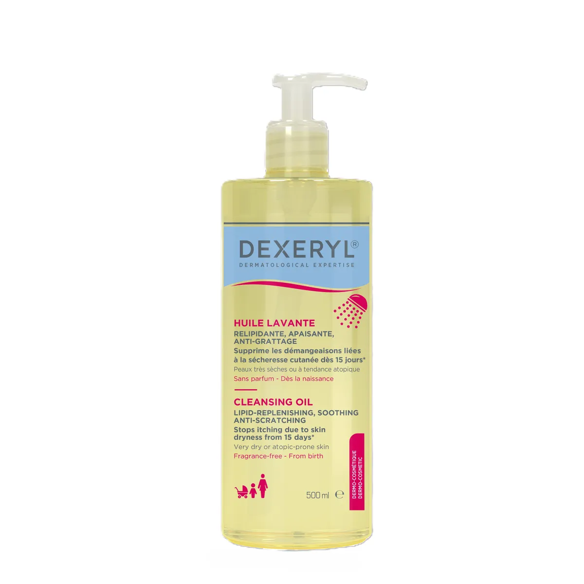 Dexeryl reinigingsolie 500 ml