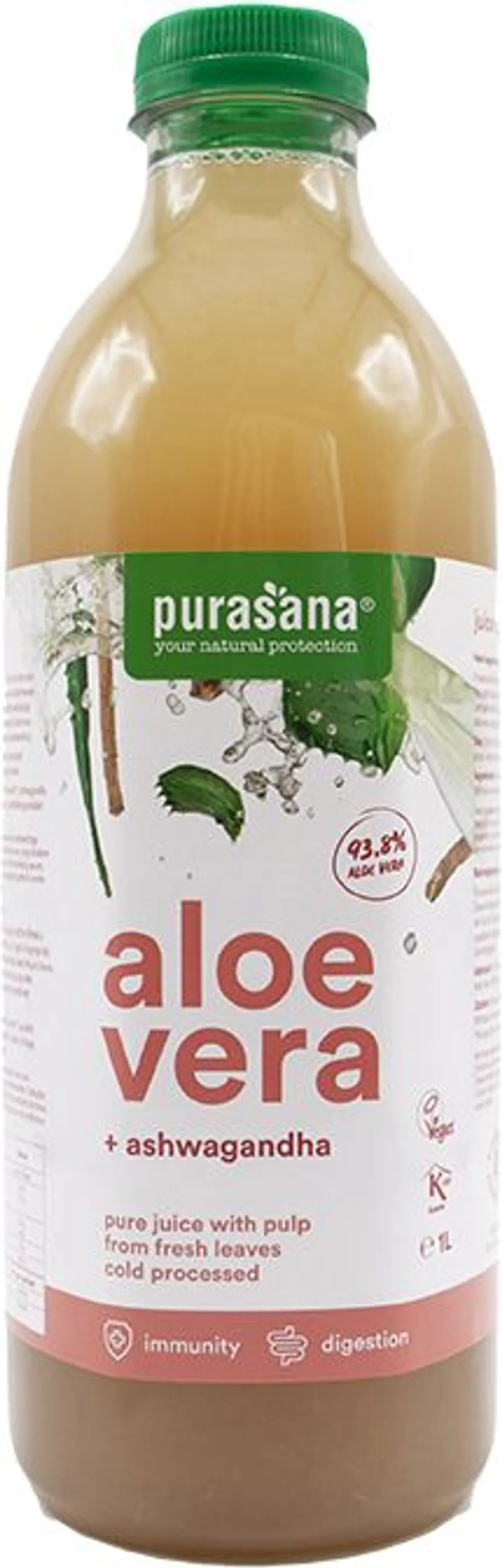 Purasana Aloe Vera Gel Ashwagandha 1 L
