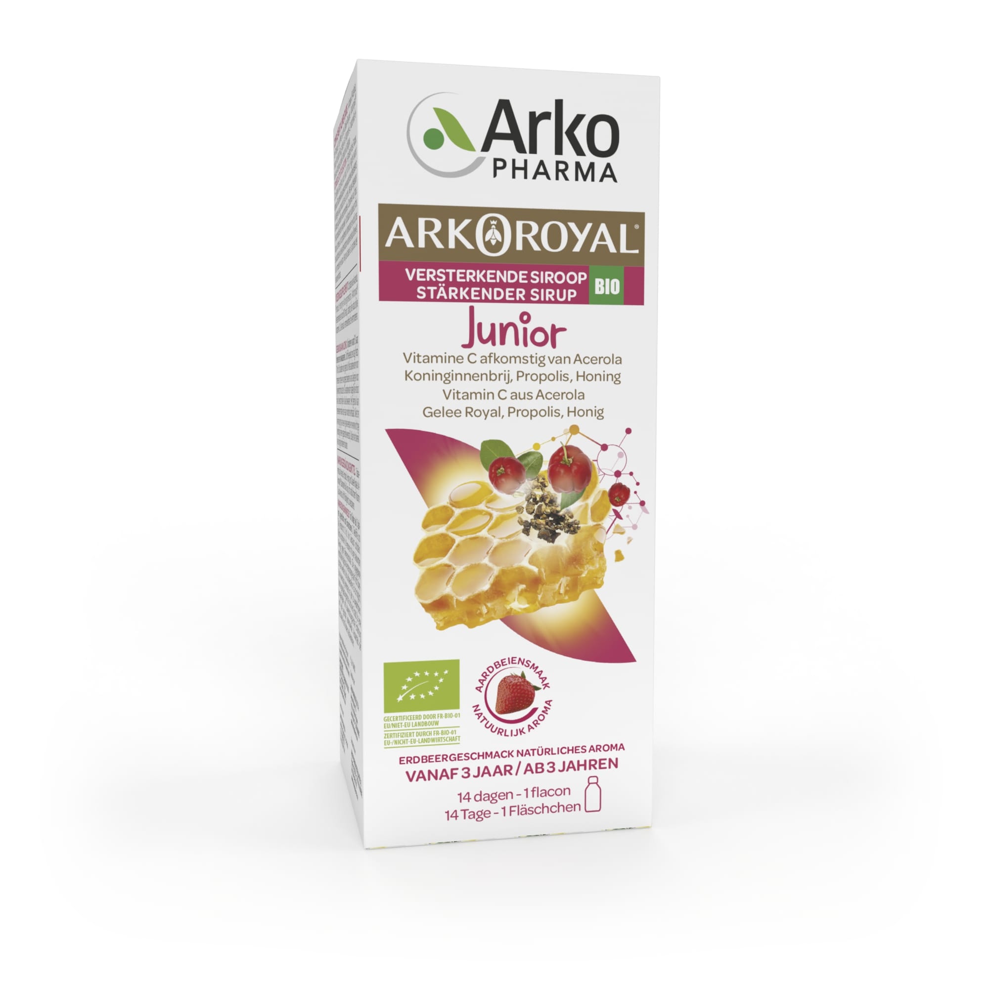 Arkoroyal Versterkende Siroop Junior Bio 140 ml - Arkopharma