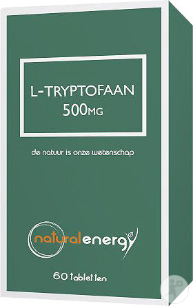 L-tryptofaan Natural Energy 500 mg 60 Capsules - Natural Energy