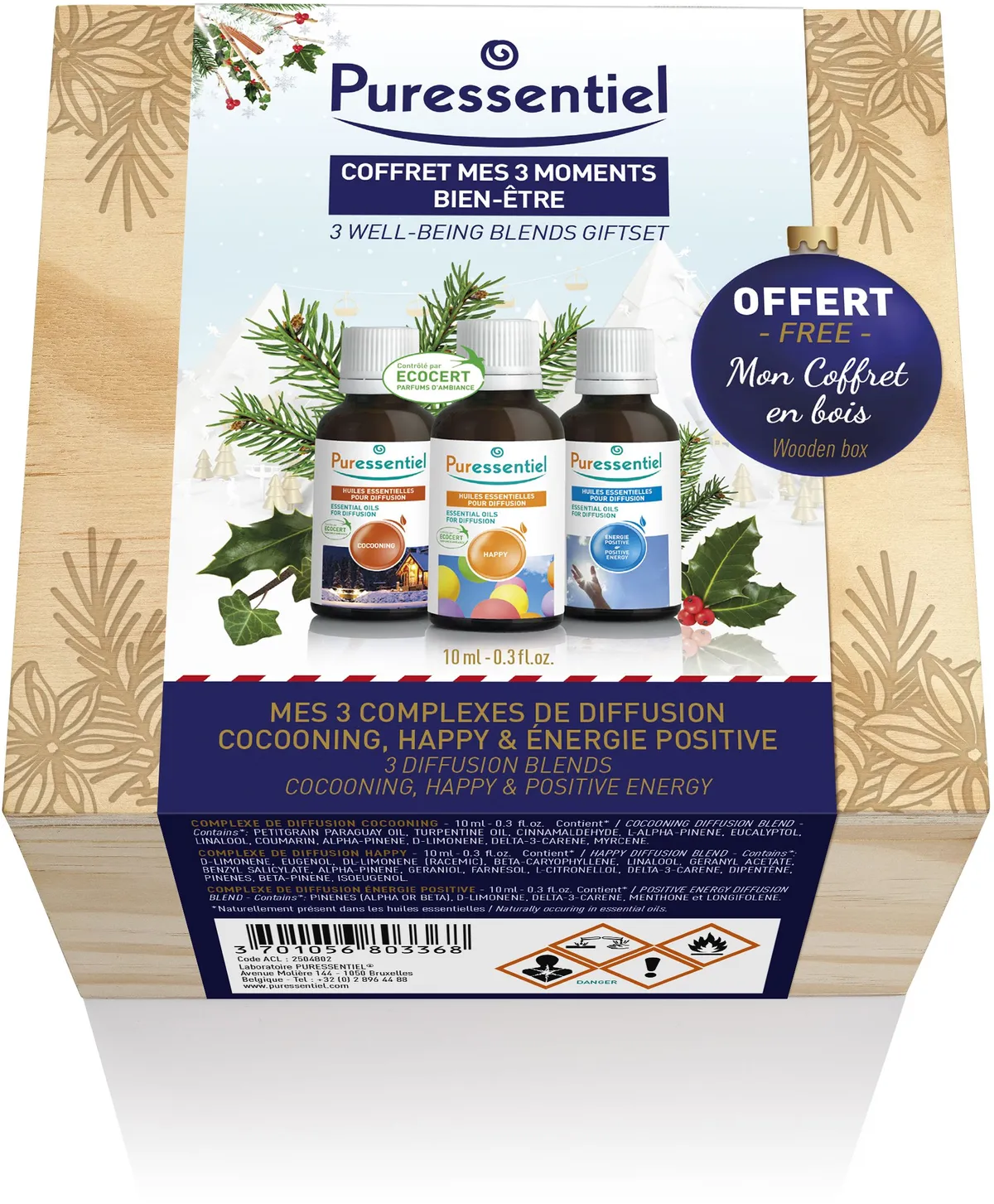 Puressentiel Coffret Mes 3 Moments Bien-être 3x10ml