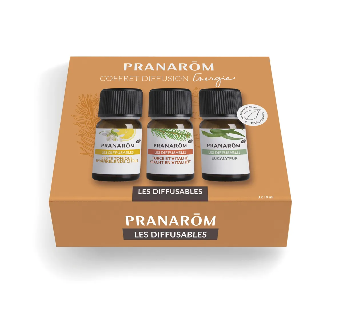 Pranarôm Les Diffusables Coffret Energie 3x10ml