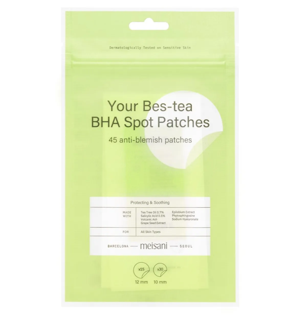 Meisani Your Bes-Tea BHA Patchs Boutons 45 Patchs