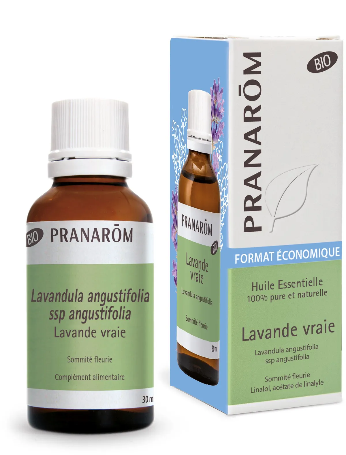 Pranarôm Lavande Vraie Huile Essentielle Bio 30ml