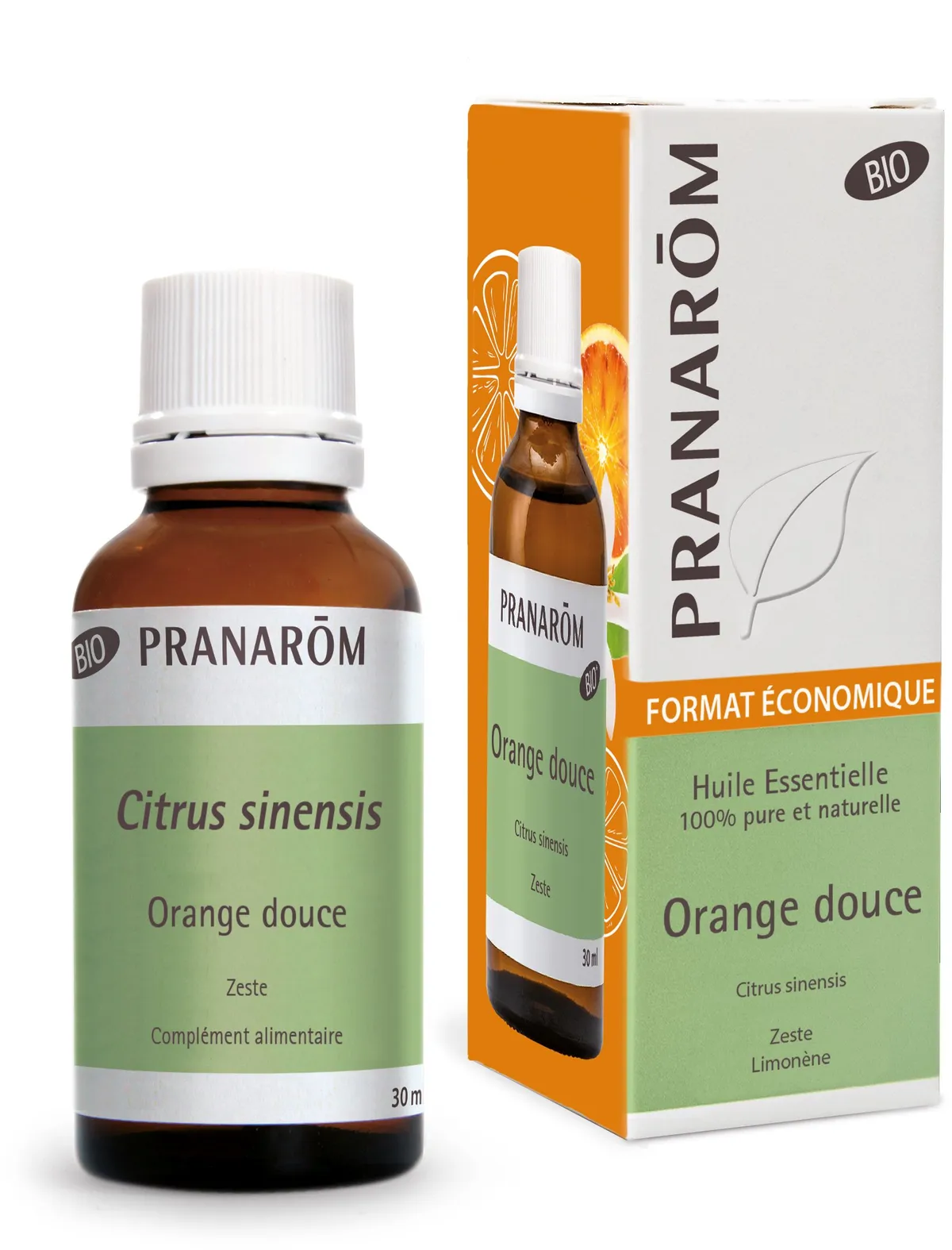 Pranarôm Orange Douce Huile Essentielle Bio 30ml
