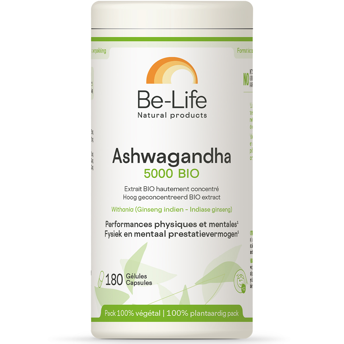 Be-Life Ashwaganda 5000 180 Capsules - Be-Life