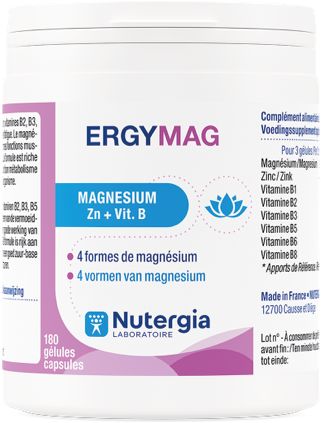Nutergia Ergymag Magnésium 180 Capsules - Nutergia