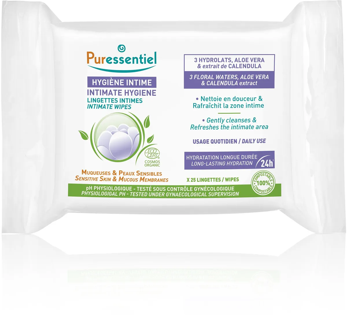 Puressentiel Hygiène Intime Lingettes Intimes 25 Lingettes