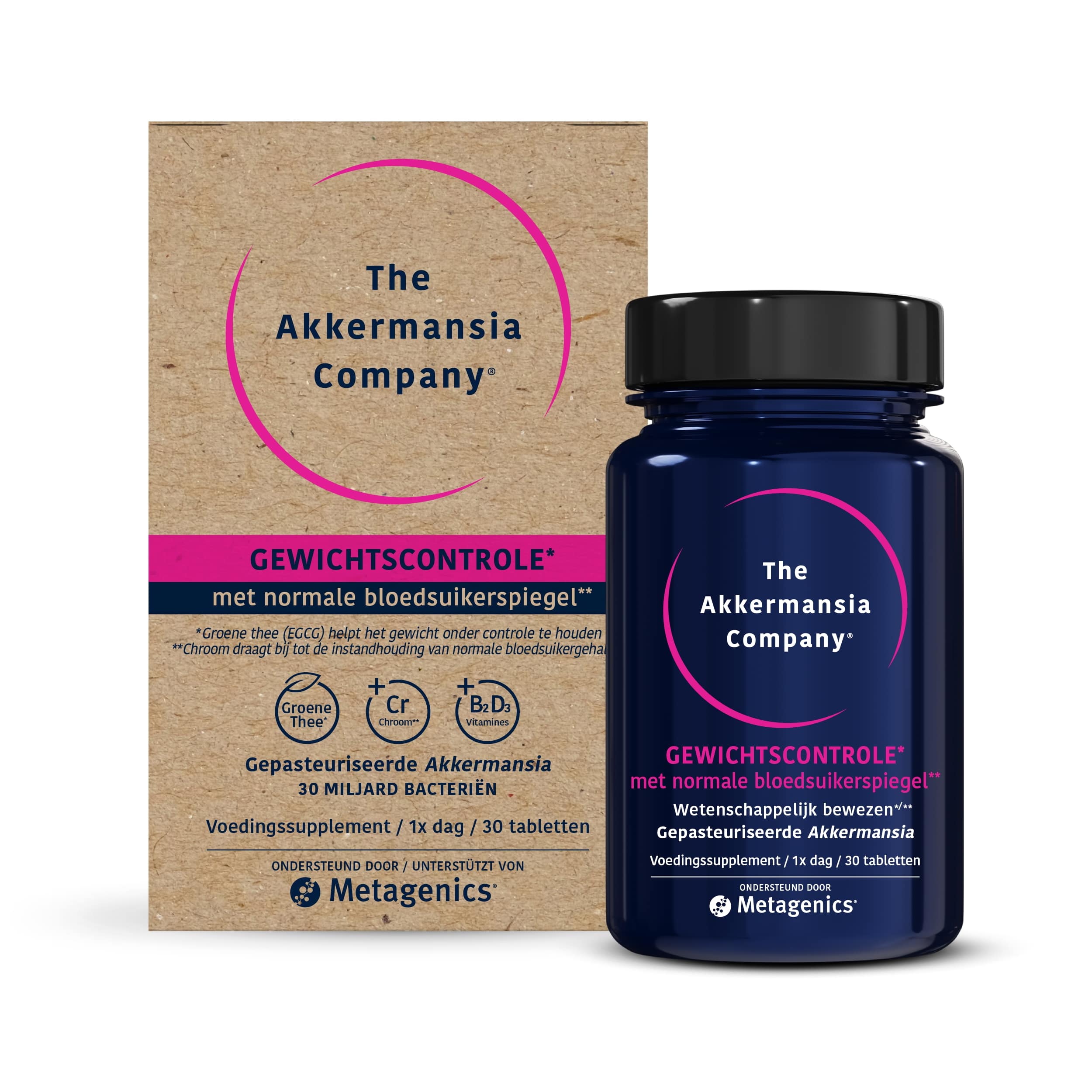 The Akkermansia Company Gewichtscontrole 30 Tabletten
