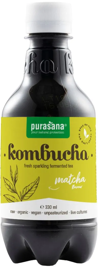 Purasana Kombucha Drink Matcha 330ml