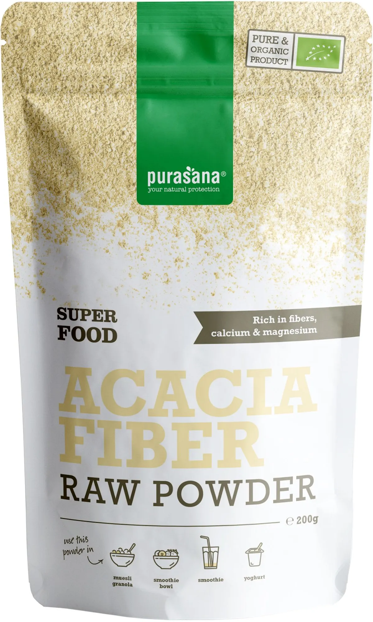 Purasana Acaciavezels Poeder 200 g