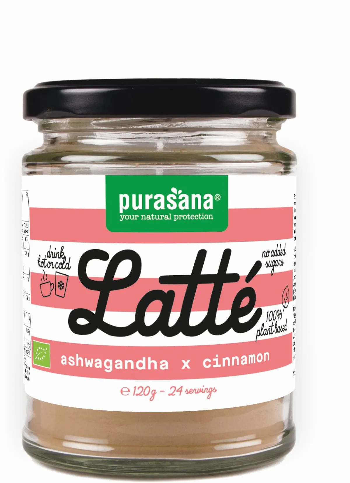Purasana Latté Ashwagandha Cannelle 120g