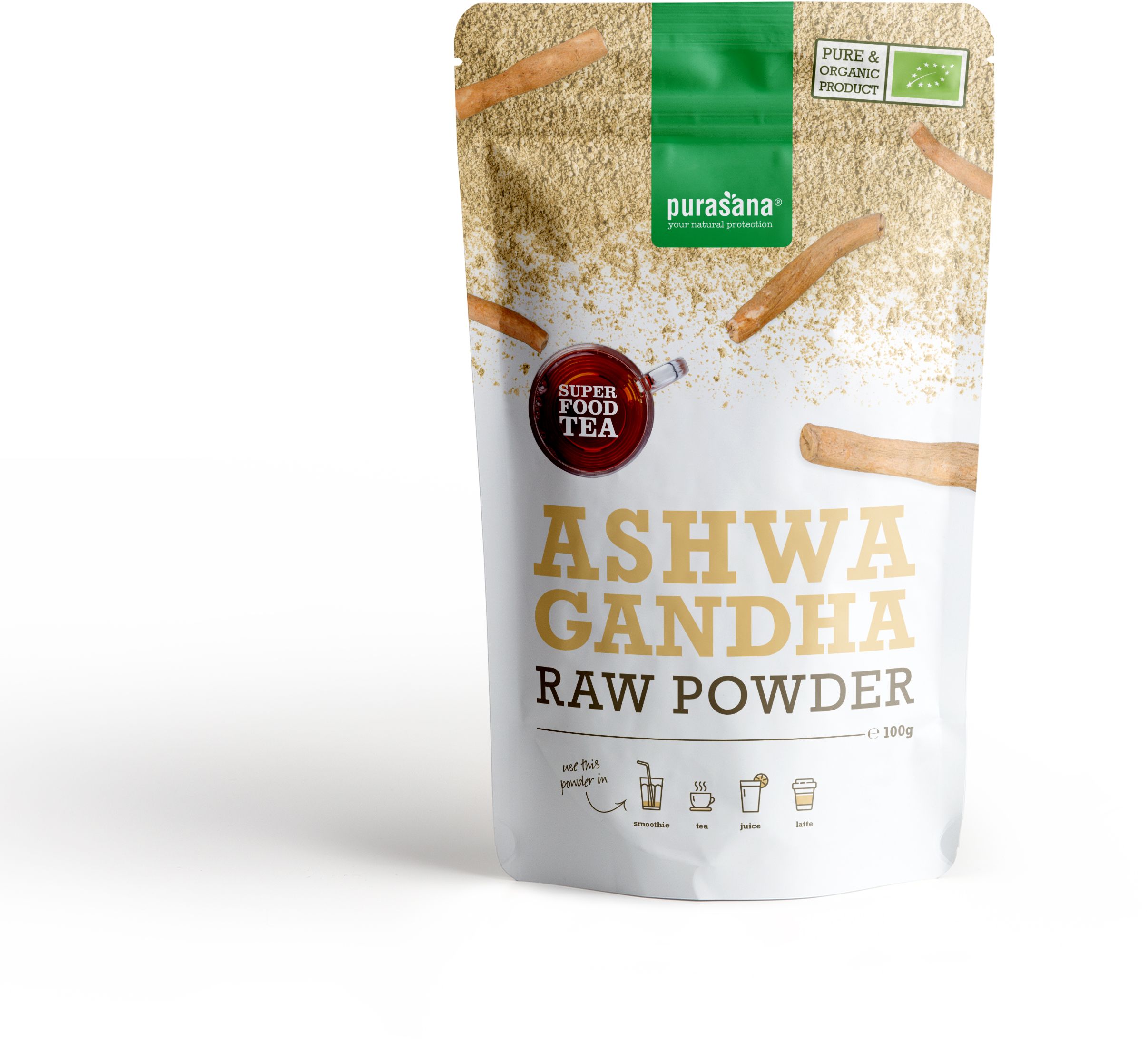 Purasana Ashwagandapoeder 100 g - Purasana