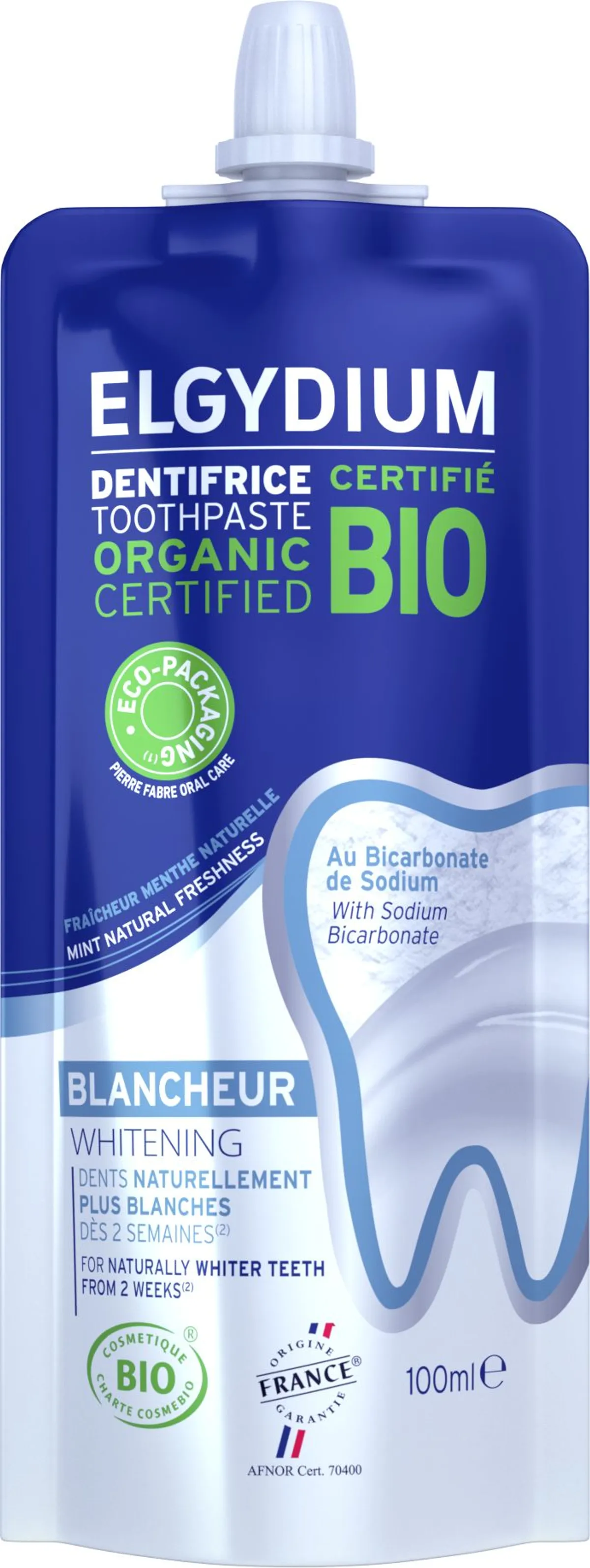 Elgydium Dentifrice Organic Blancheur Bio 100ml