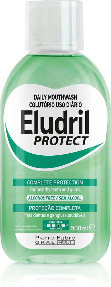 Oral Care Eludril Protect Dagelijkse Mondspoeling Volledige Bescherming 500Ml