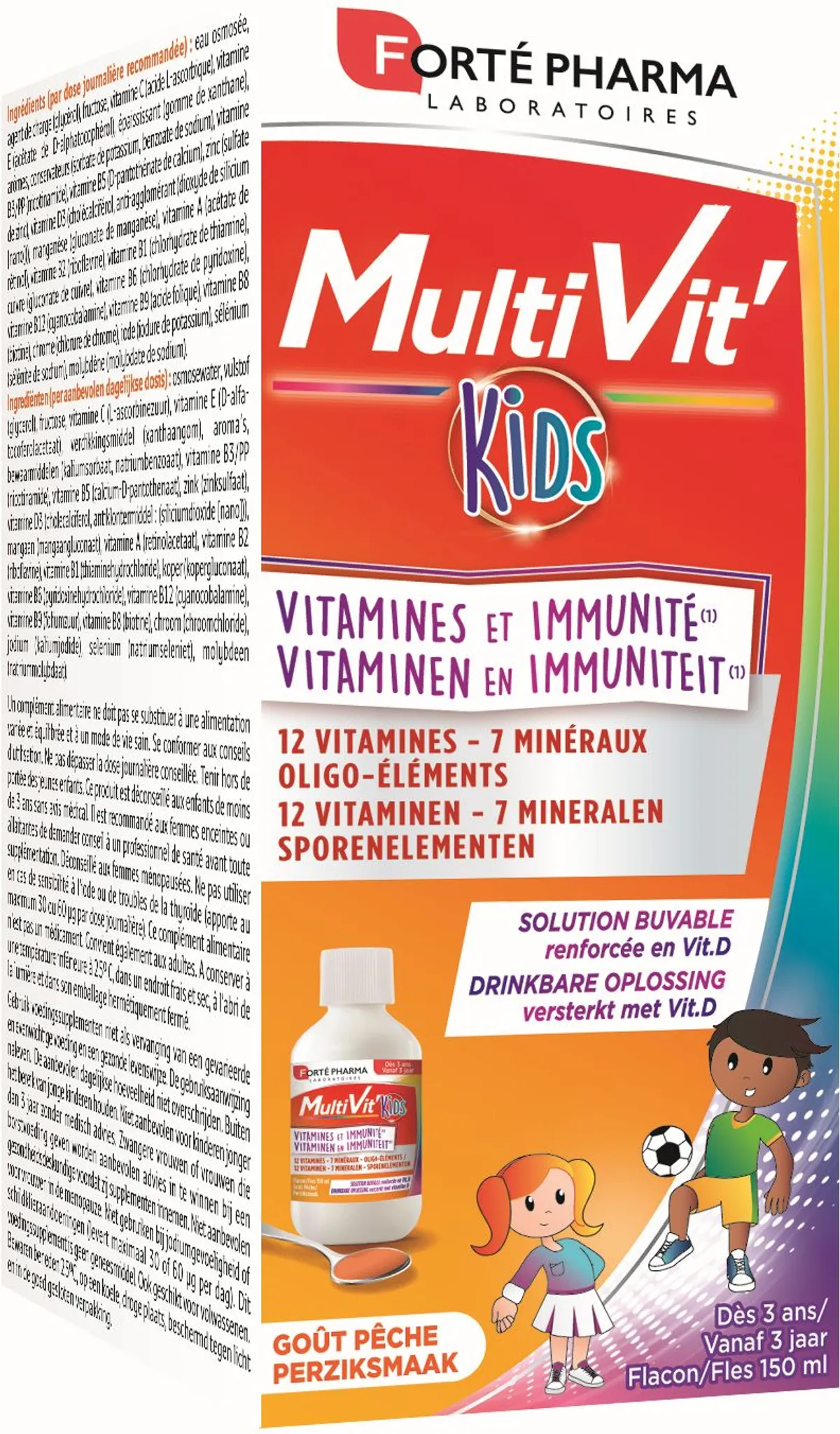 Forté Pharma MultiVit' Kids drinkbare oplossing 150 ml