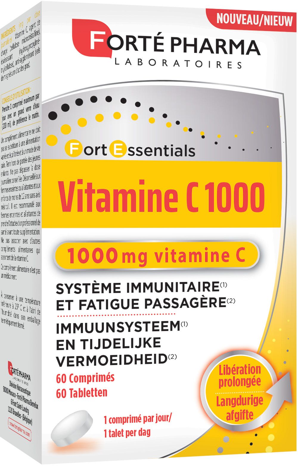 Forté Pharma Vitamine C 1000 60 Tabletten - FORTESSENTIALS