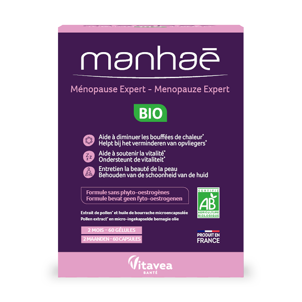 Manhaé Menopauze Expert Bio 60 tabletten - Vitavea