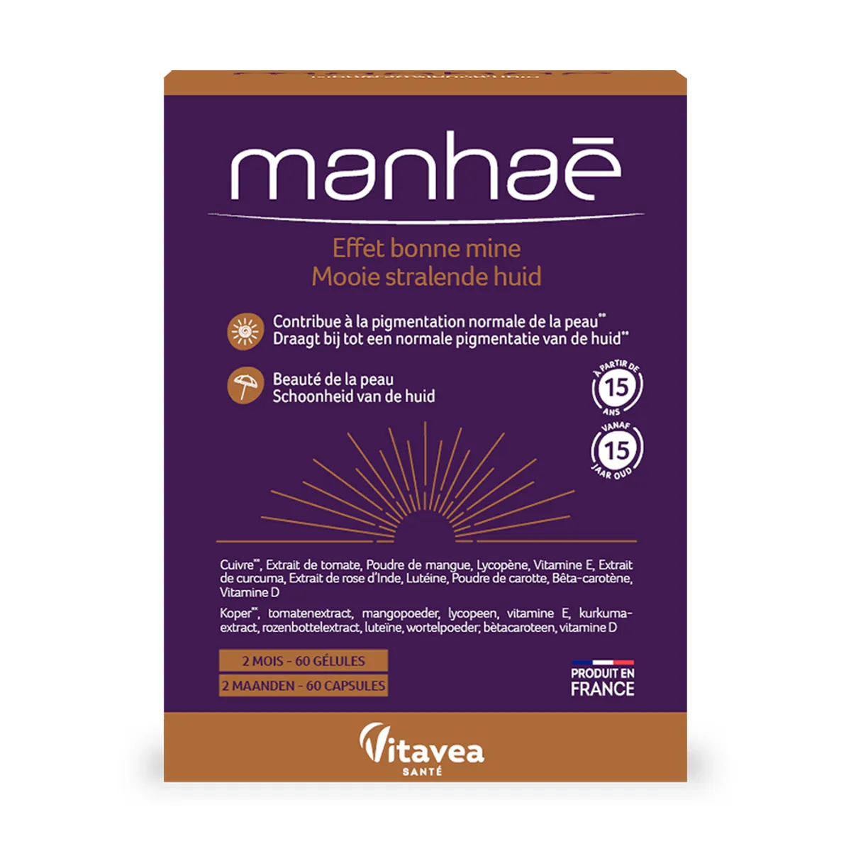 Manhaé Mooie stralende huid 60 Tabletten