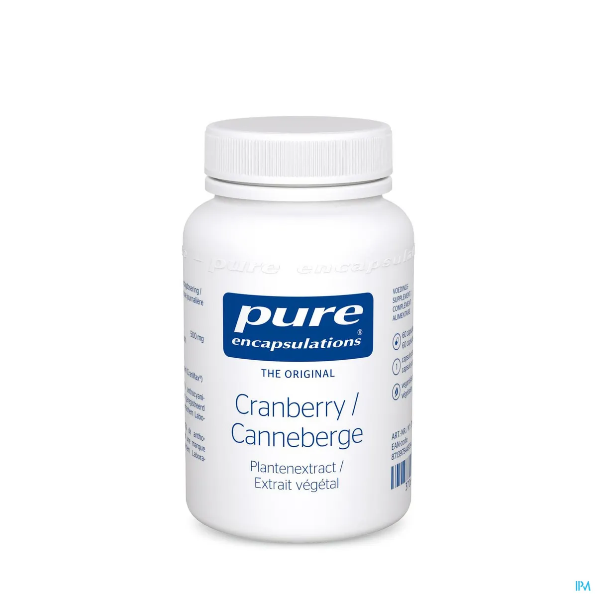 Pure Encapsulation Cranberry/Canneberge 60 Capsules