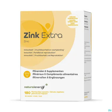Natural Energy Zinc Extra 80 Capsules