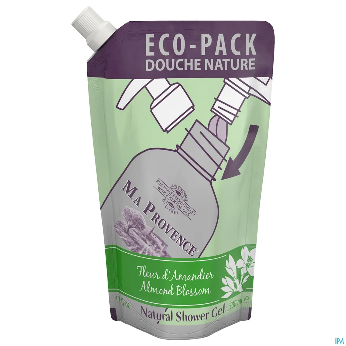 Ma Provence Gel Douche Fleur Amandier Recharge 500ml